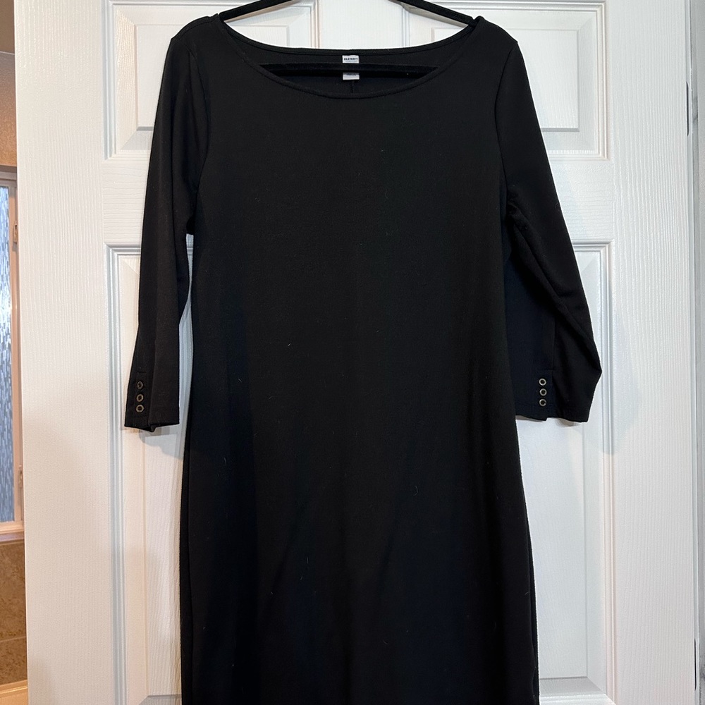 Old Navy Black Shift Dress